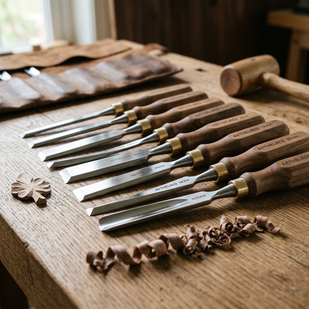 Premium Wood Carving Chisel Set